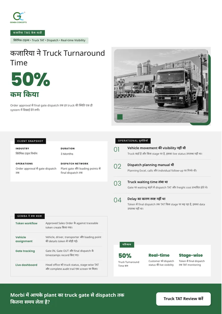 Top of the Ceramic Tiles case study PDF: its headline and key figure