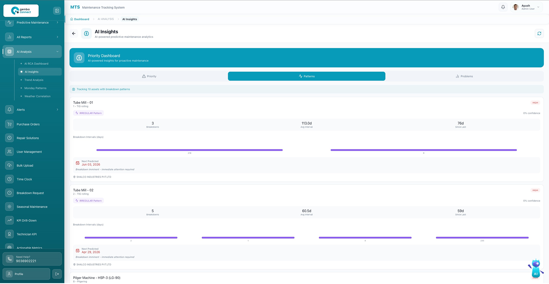 Real-Time Maintenance Tracking & Technician Visibility