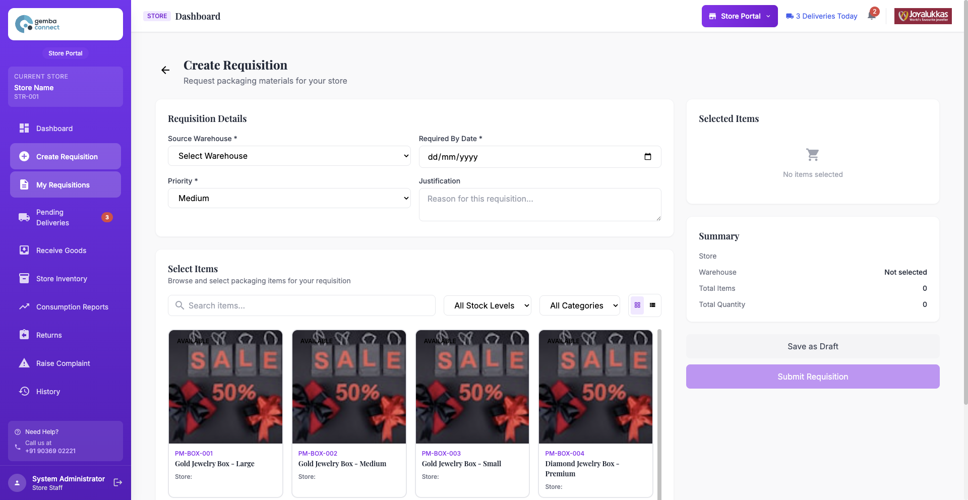 Digital Purchase Request Management
