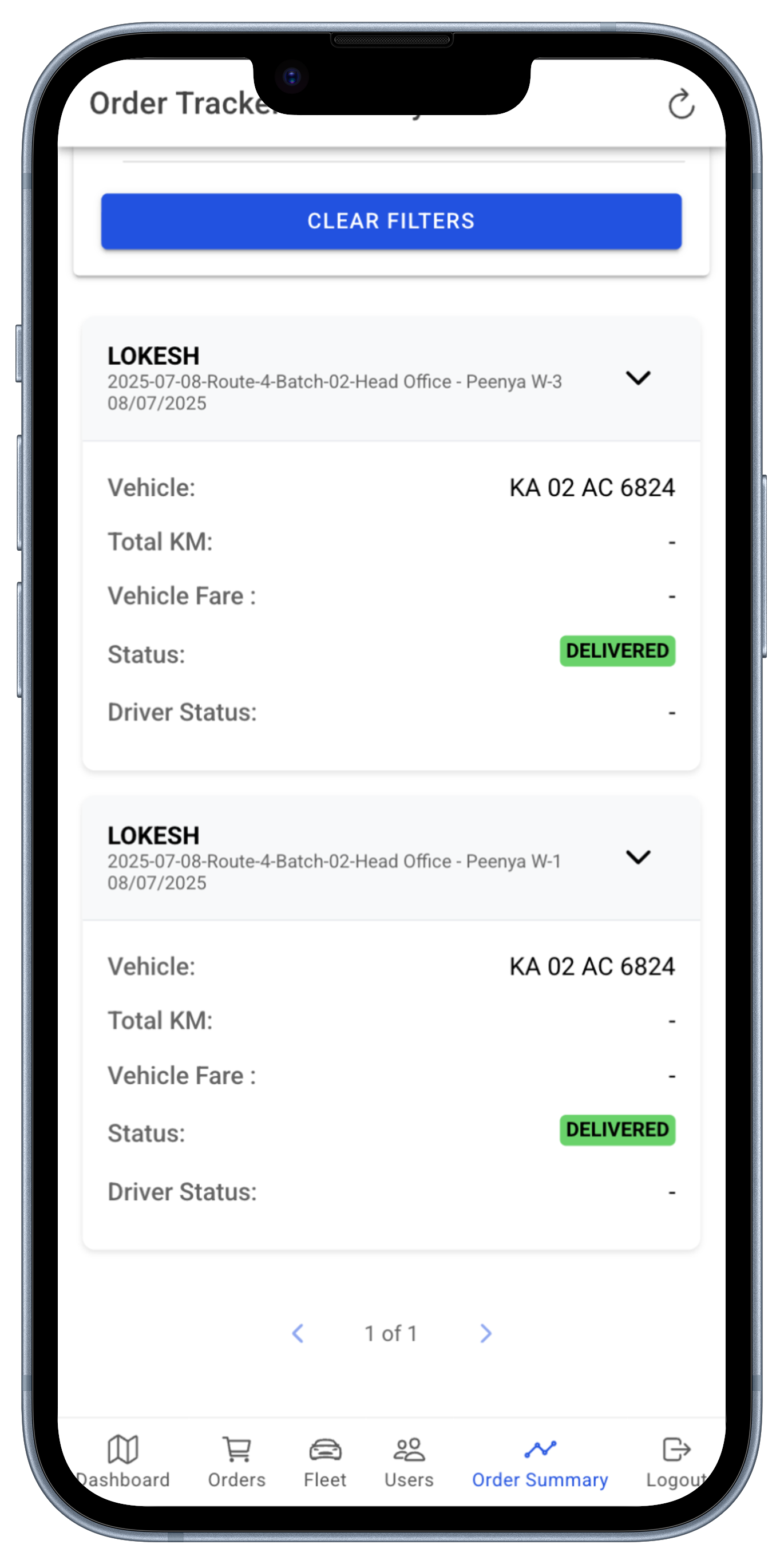 Fleet Tracking System (FTS)