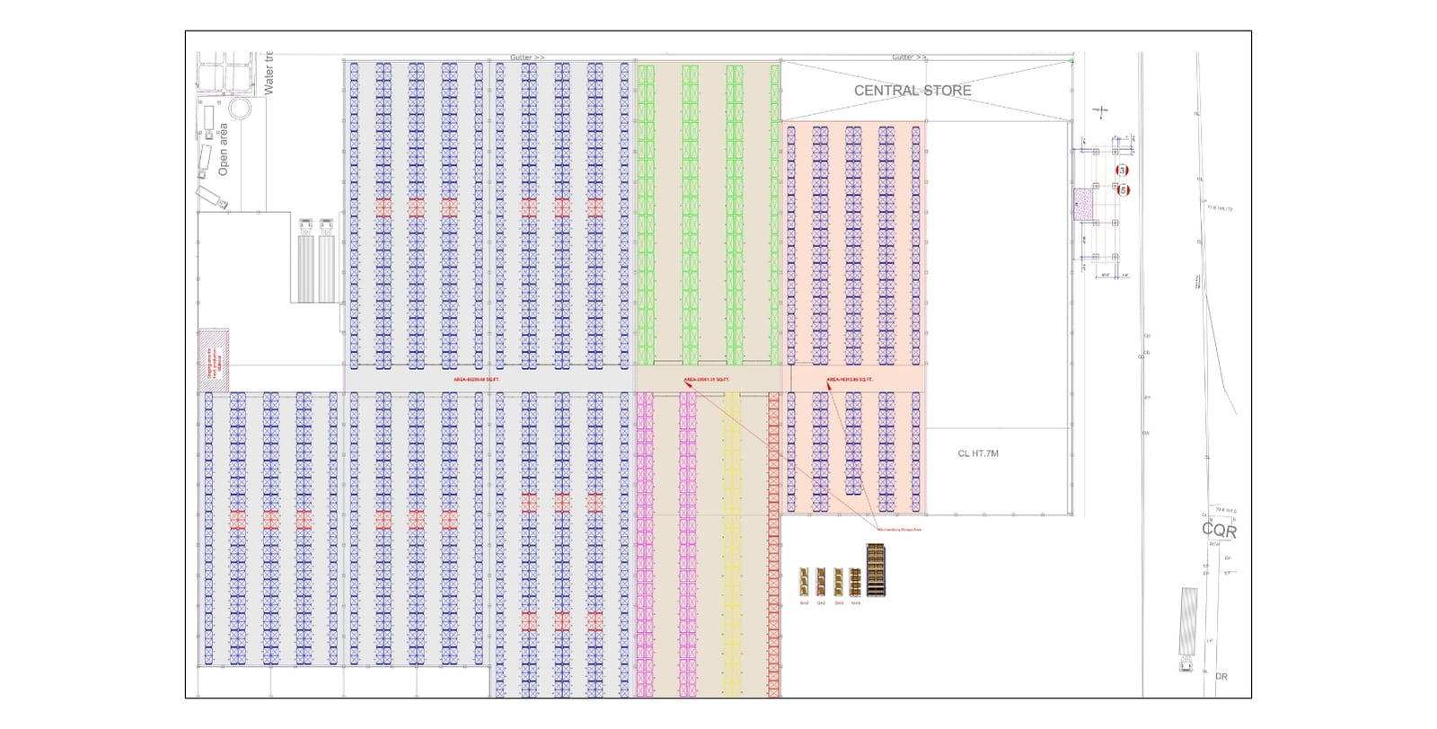 2D Warehouse Management System (WMS) Visualization Gemba Concepts